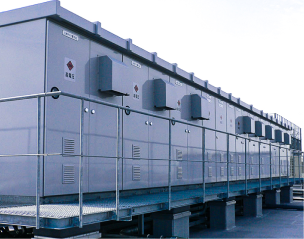 屋外高圧受配電盤